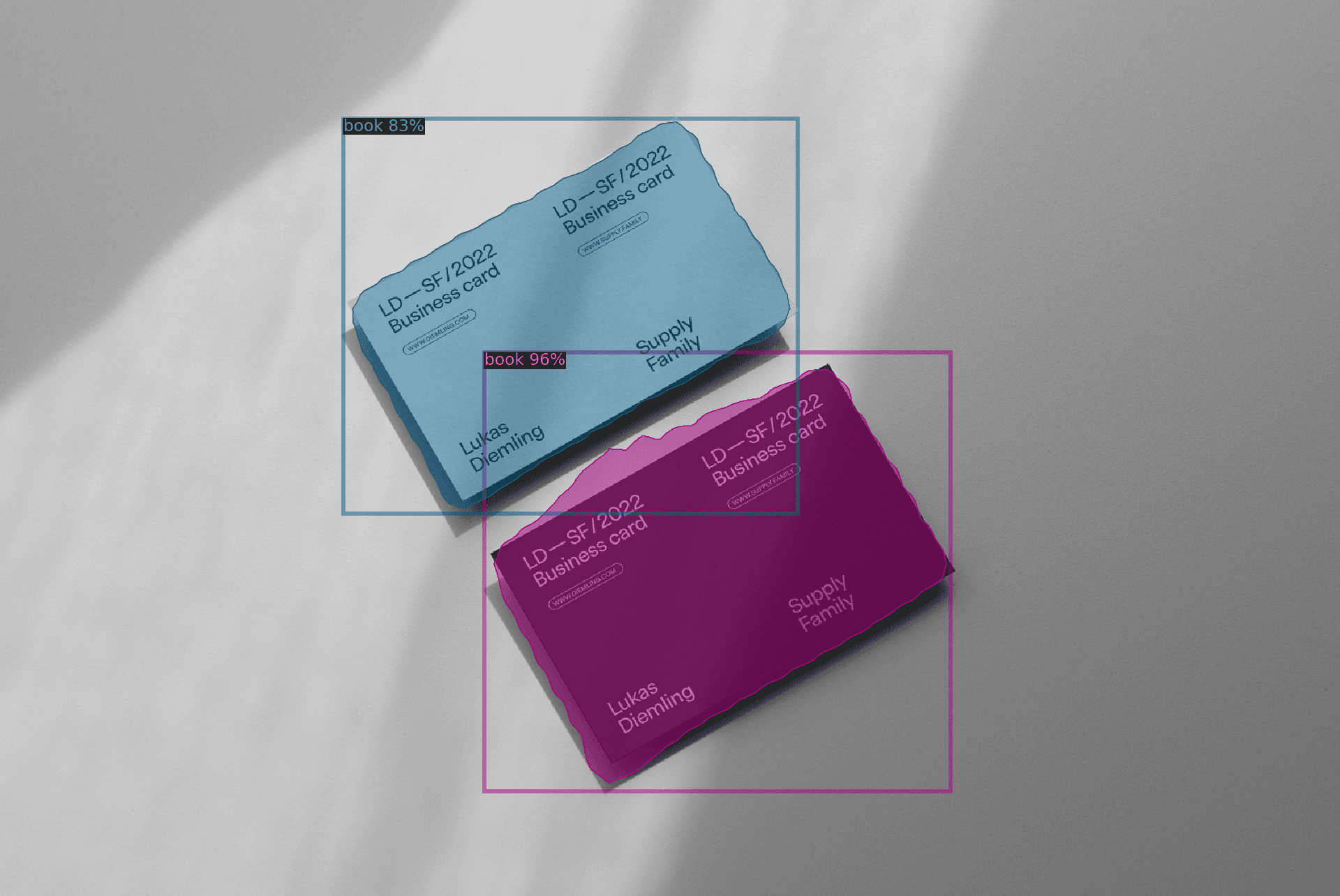 Business Cards without fine-tuning